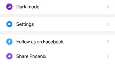 Phoenix Browser screenshot 2