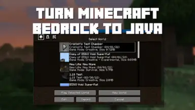 Java Edition UI for Minecraft screenshot 4