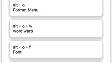 Computers Shortcut Keys screenshot 3