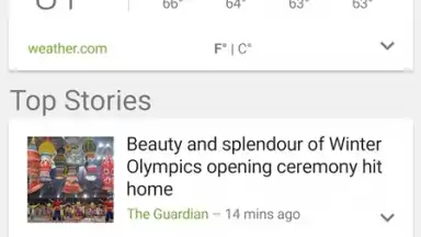Google News and Weather screenshot 2