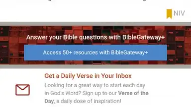 Bible Gateway screenshot 1