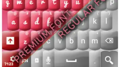 Pink Keyboard Hearts Glow screenshot 6