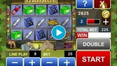 Garage slot machine screenshot 1