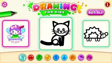 Drawing for Kids! Coloring Children Games Toddlers screenshot 5