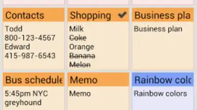 ColorNote Notepad screenshot 4