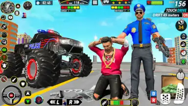 Police Monster Truck Car Games screenshot 6