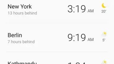 Samsung Clock screenshot 3