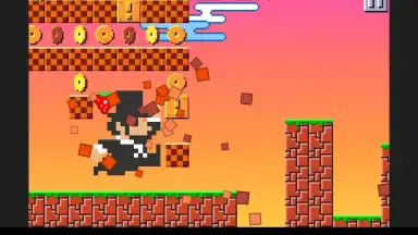 Super Mega Runners 8 Bit Mario screenshot 2