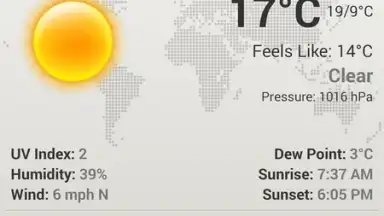 Weather & Clock Widget Android screenshot 7