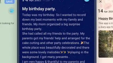 My Diary - Journal, Diary, Daily Journal with Lock screenshot 3