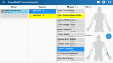 Trigno Hand Performance Monitor screenshot 5
