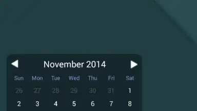 Month Calendar Widget screenshot 6