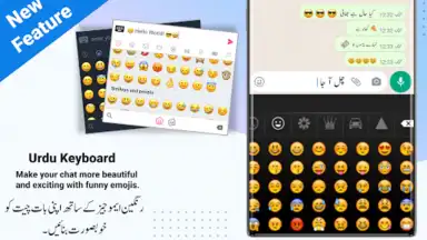 Urdu English Keyboard Emoji screenshot 5