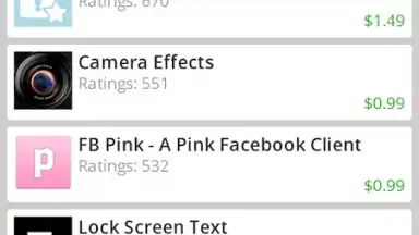 Mobile App Store screenshot 1