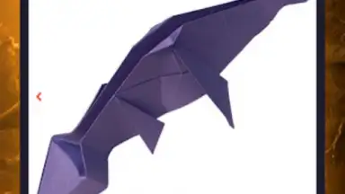 Origami dinosaurs paper shapes screenshot 1