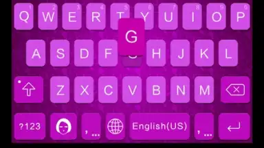 Lavender iKeyboard Theme screenshot 4