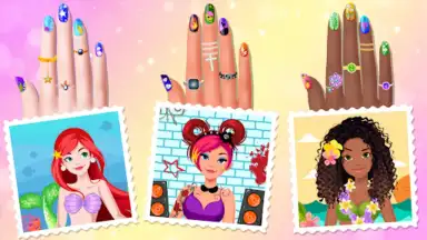 Nail Salon Game Girls Nail art screenshot 2