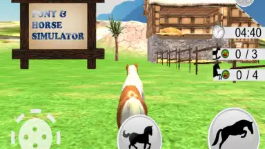 Pony Horse Simulator Kids 3D screenshot 1