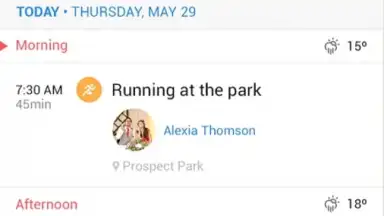 Sunrise Calendar screenshot 1