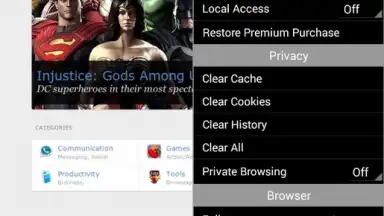 Photon Flash Player and Browser screenshot 2