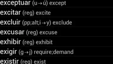 Испанские глаголы screenshot 8