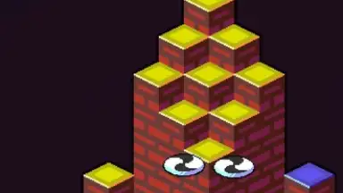 Q*bert screenshot 1