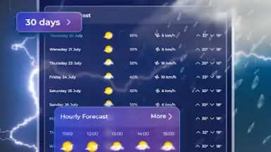 Live Weather Widget & Radar screenshot 1
