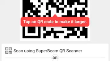 SuperBeam WiFi Direct Share screenshot 1