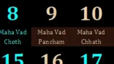 Gujarati Calendar 2014 screenshot 1