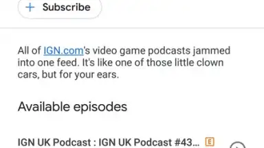 Google Podcasts screenshot 4