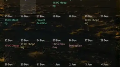 Touch Calendar Free screenshot 1
