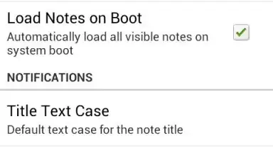 Notification Agenda screenshot 1