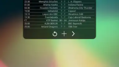 Basketball Livescore Widget screenshot 19