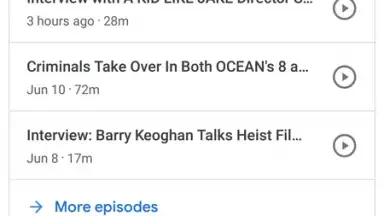 Google Podcasts screenshot 5