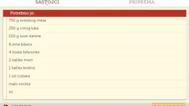 Recepti screenshot 4