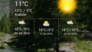 Cute Weather Widget screenshot 1