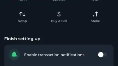 Tonkeeper screenshot 1