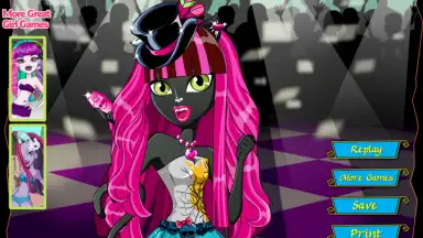 Monster Catty Noir Hair Salon screenshot 1