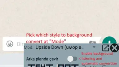 Upside Down Chat+ screenshot 3