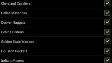 Basketball Livescore Widget screenshot 12