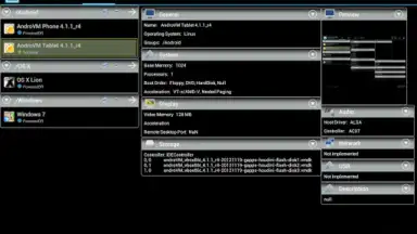 VirtualBox Manager screenshot 1
