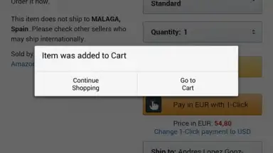 Amazon for Tablets screenshot 1