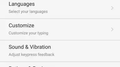 Typany Keyboard screenshot 1