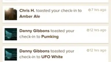 Untappd screenshot 1
