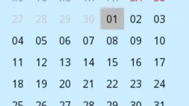 Simple Calendar screenshot 4