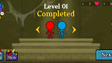 Red and Blue Stickman screenshot 7