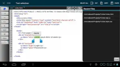 WebMaster's HTML Editor Lite screenshot 3