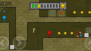 Red and Blue Stickman screenshot 5