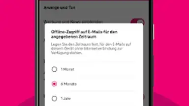 Telekom Mail screenshot 2