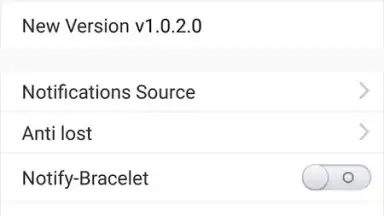 SmartBand 2.0 screenshot 1